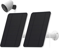 4W Solar Panel Compatible with Simplisafe Outdoor Camera, Includes Secure Wall M