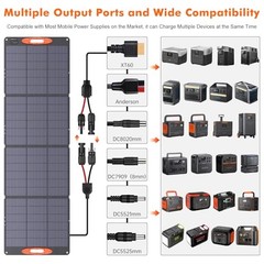 200W Foldable Portable Solar Panel IP68 Waterproof