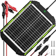 Sun Energise 20W 12V Solar Powered Battery Charger & Maintainer, Built-in Smart