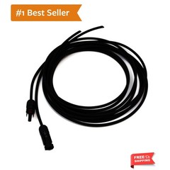 One Pair of 10ft. 12AWG Adaptor Kit Solar Cable PV with Female and Male Conne…