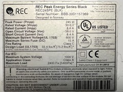 29-Solar Panel 245 Watt full pallet Used Great Panels on/off grid LIMITED DEAL