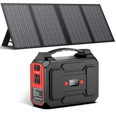 146Wh Solar Power Bank with 60W Panel 200W Peak