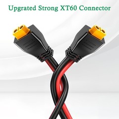 MaxEnergy Solar Panels XT60 Connector Charge Extension Cable 10AWG Solar