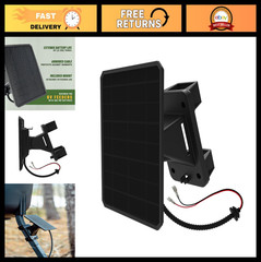 6V Solar Panel for Feeders – 2.5W Weatherproof Charging, Tab Top Battery Connect