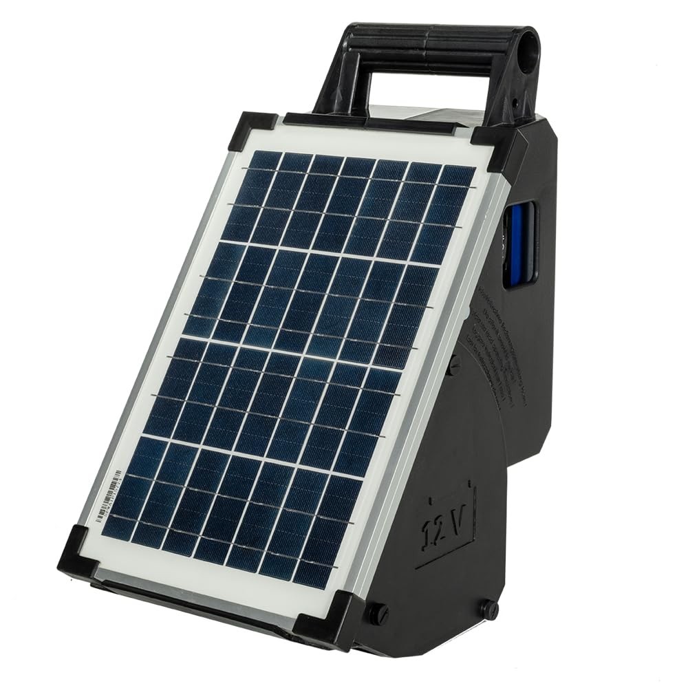 Premier 1 SolarStop™ 80 Fence Energizer – 0.8J 10W Solar Panel | Solar powered