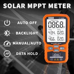 Solar Panel Tester MPPT Meter – 1000W Max Power, 80V/35A PV Module FT-1000W