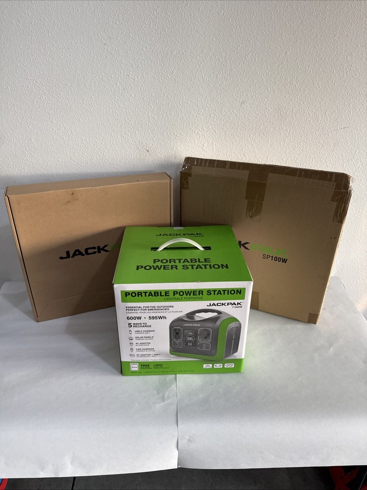 Portable Jackpak Battery PS600W SP100W Portable Power Station