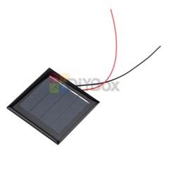 5Pcs 1.5/2/3/5V Solar Panel Polysilicon Module DIY Solar Panel w/Wire 60-150mA