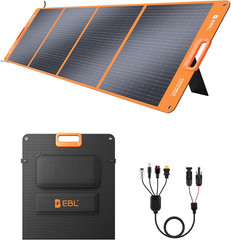 200W Portable Solar Panel for Power Station Waterproof IP65 Foldable Solar Panel