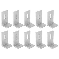 10Pcs L Foot Solar Mount, Aluminum Alloy Photovoltaic Panel Mounting Bracket,…