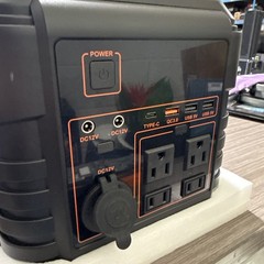 Portable Power Station 296Wh 300W Pure Sine Wave Solar Generator Open Box