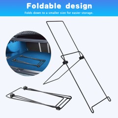 2Pc Solar Panel Tilt Mount Bracket Folding Carbon Steel Support for Solar Panels