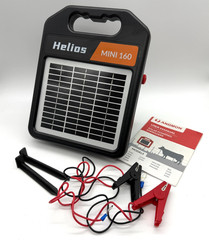 Helios Mini 160 10 Miles Portable Solar Electric Fence Charger Day/Night 0.16J