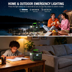 1000W Solar Generator 999Wh, Portable Power Station with 60W USB-C PD Output, 11