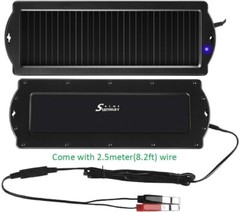 High-Efficiency 12V Solar Panel Battery Charger with Cigarette Lighter Plug
