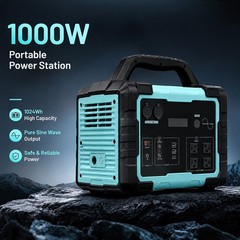 1000W 1024Wh Anderson Input Power Station Pure Sine Wave Solar Generator