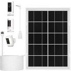 7W Solar Panel for Ring,Solar Charger for Stick Up Cam, Stick Up Cam Pro, 1
