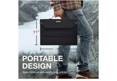 solar charger 60watt 4 panels portable