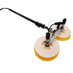 Double Head Solar Energy Photovoltaic Panel Cleaner Solar Panel Scrub Kit 110V