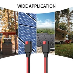 ELFCULB 10AWG 6FT Anderson Extension Cable 2 6 10 20 35 50FT Solar Extension