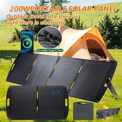 400W Lightweight Portable Solar Suitcase Foldable Solar Panel Outdoor Camping