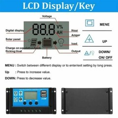 200W Solar Panel kit 12V battery Charger 100A LCD Controller Caravan Van Boat RV