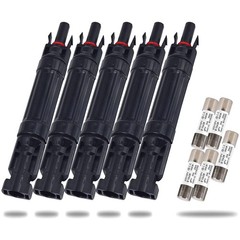 Waterproof Solar Fuse Connector 20A 5pcs
