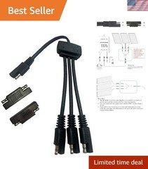 Efficient SAE Extension Cable with 30W Output for Solar Panel Charging Solutions