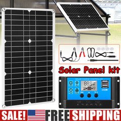 400 Watts Solar Panel Kit 100A 12V Battery Charger w/ Controller RV Boat Caravan
