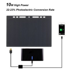 10W High Paper Shaped Portable Solar Panel 5V USB Port P4F5