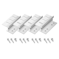 Solar Panel Mounting Z Brackets Kit