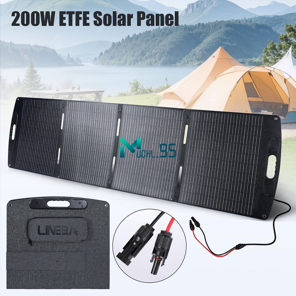 200W 400W Panel solar plegable portátil Cargador solar Rv Camping Home