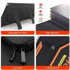 Solar Panel Kits 200W 12V Portable Foldable For Generator Power Station RV Trip