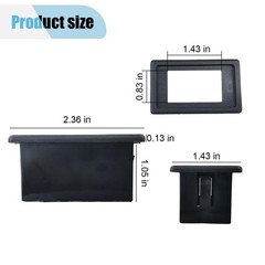 2PCS Rocker Switch Panel Housing Holders, 1-Slot Toggle Switch Housing Kit, A…