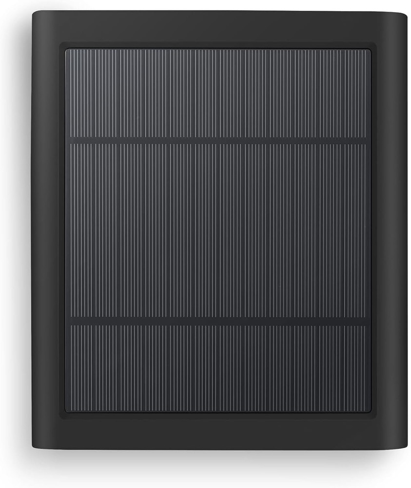 1 Pack 4W Solar Charger Ring Spotlight & Stick Up Outdoor Cam Black High