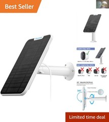 Weatherproof Solar Panel Charger for Arlo Ultra with 13.1ft Charging Cable