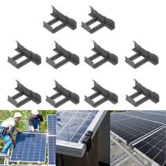 10/20 Pcs Photovoltaic Solar Panel Water Guide Clamp Water Drain Remove Clips US