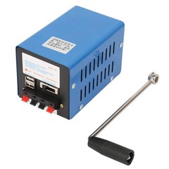 Jeanoko Portable Hand Crank Generator, High Power 20W USB Charging Dynamo wit…