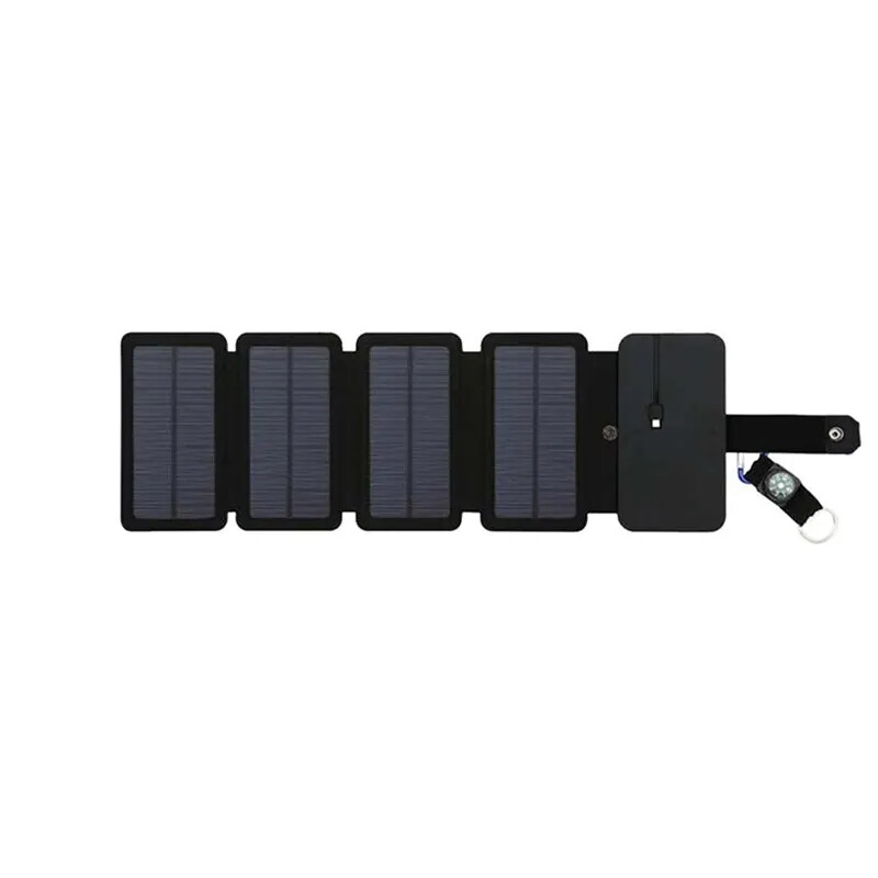 Foldable 5V/1AUSB Outdoor Multipurpose Portable Solar Charging Panel for Camping