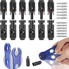 Male Female Wire Cable Connector Set Solar Spanners Panel Waterproof Connector