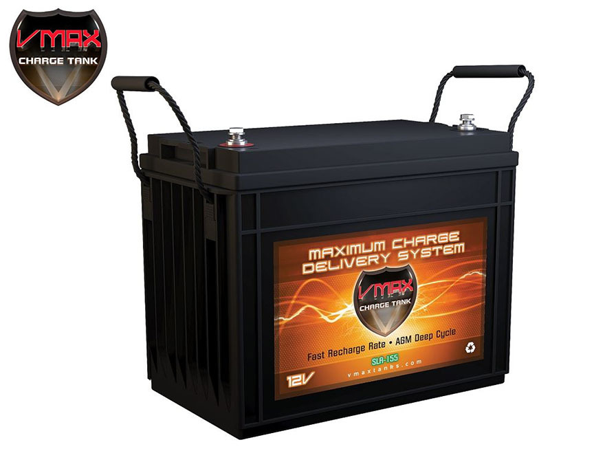 VMAX SLR155 AGM 12V 155AH Battery for Solar Storage, Wind Power, PV Solar Panel