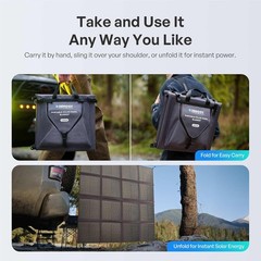 Lightweight 200W Solar Panel for Camping, RV, Marine