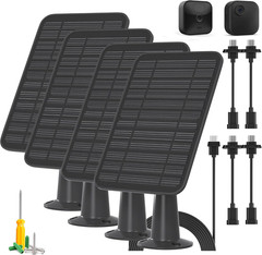 Solar Panel for Blink Outdoor 2K+/4(4Th Gen)/Outdoor(3Rd Gen) XT3 and XT2/XT Cam