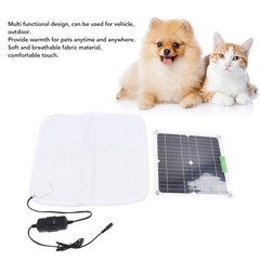 Solar Panel Heating Blanket 12V 50W Rapid Uniform Heating Soft Portable Pet YAQP