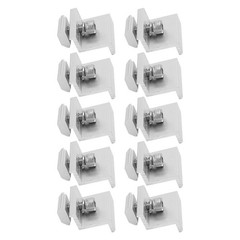 10x Solar Mount Z Bracket Pressing Block PV Panel Rail End Grounding Clamps 30mm