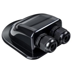 Dual Wire Solar Cable Entry Gland Box Waterproof Connector Cover RV Camper Boat
