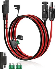 Solar Panel to SAE Adapter Cable 10AWG MC4 to SAE Adapter | Solar 10FT