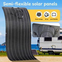 300W ETFE Flexible Mono Solar Panel PV 18V MC4 For Home RV Camping Boat Off-Grid