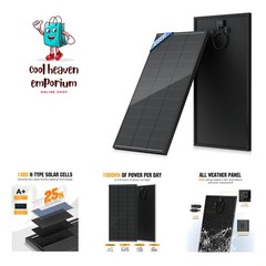 Durable 200W Solar Panel with 25% Conversion Efficiency for Off-Grid Living
