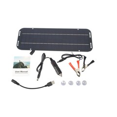 6W Solar Charger Kit – Charge Phones/Tabs, Camping & Emergency Power